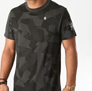 G-star Tape Camo AOP T-Shirt Gray Charcoal - M